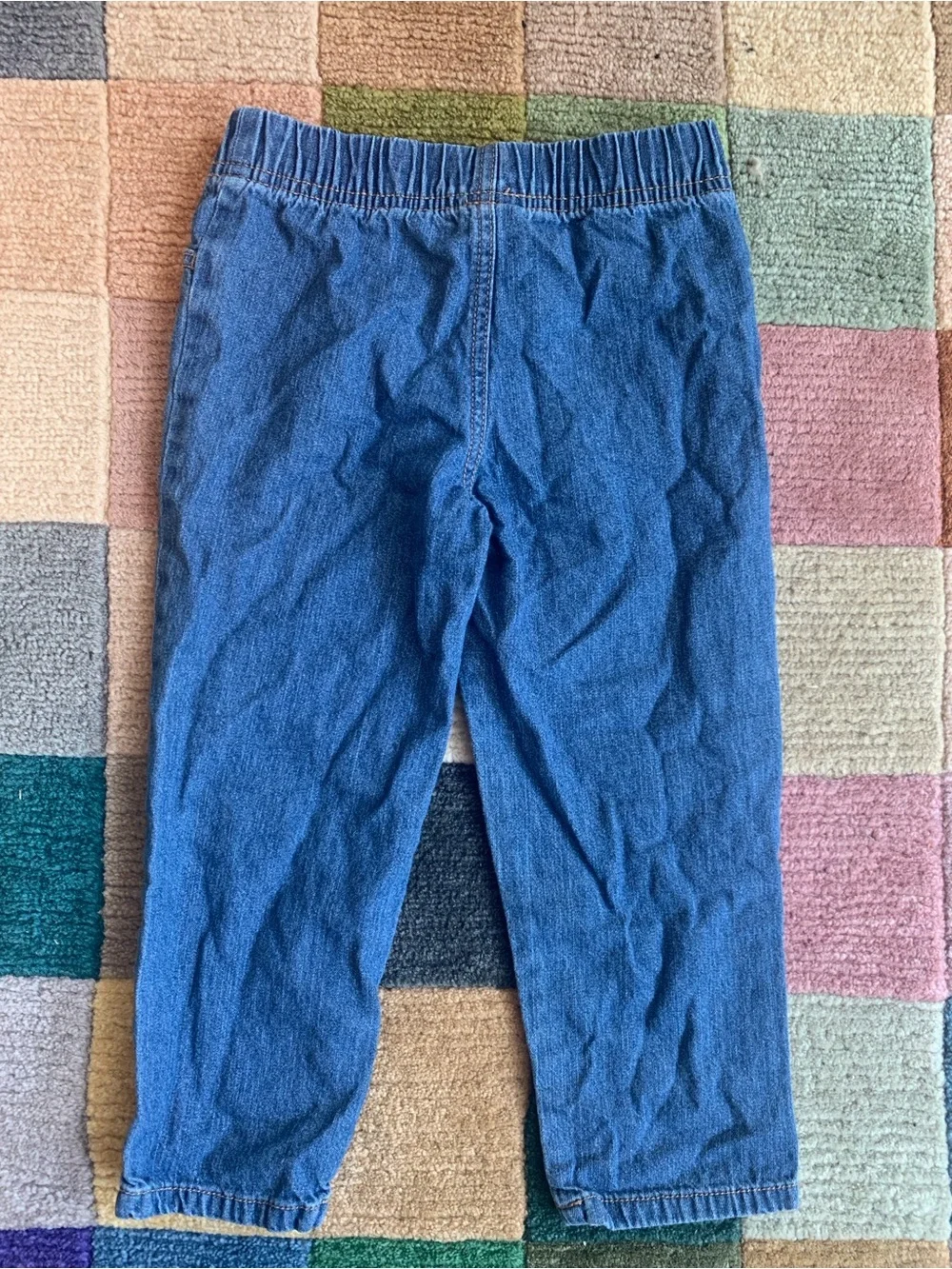 3T Girls Outfit Lettuce-Hem Top and Jeans Garanimals Carters - Picture 9 of 9